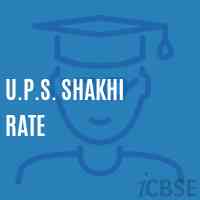 U.P.S. Shakhi Rate Middle School Logo