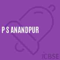 P S Anandpur Primary School Logo