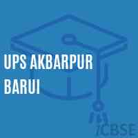 Ups Akbarpur Barui Middle School Logo