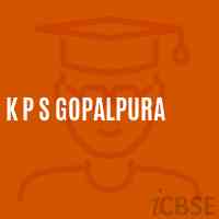 K P S Gopalpura Primary School Logo