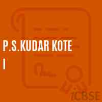 P.S.Kudar Kote I Primary School Logo