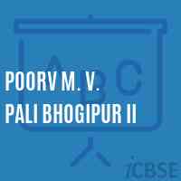 Poorv M. V. Pali Bhogipur Ii Middle School Logo