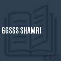 Ggsss Shamri High School Logo
