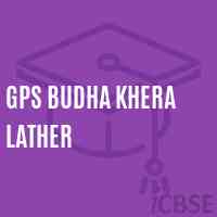 Gps Budha Khera Lather Primary School Logo
