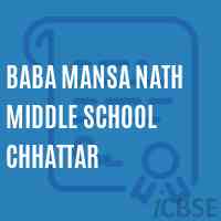 Baba Mansa Nath Middle School Chhattar Logo
