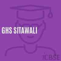 Ghs Sitawali Secondary School Logo