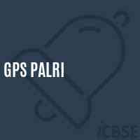 Gps Palri Primary School Logo