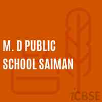 M. D Public School Saiman Logo