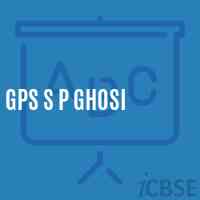 Gps S P Ghosi Primary School Logo