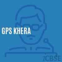 Gps Khera Primary School Logo