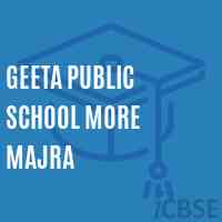 Geeta Public School More Majra Logo
