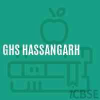 Ghs Hassangarh Secondary School Logo