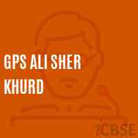 Gps Ali Sher Khurd Primary School Logo