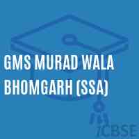 Gms Murad Wala Bhomgarh (Ssa) Middle School Logo