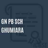 Gn Pb Sch Ghumiara Middle School Logo