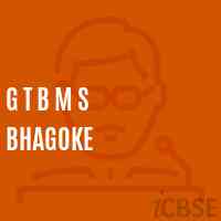 G T B M S Bhagoke Middle School Logo