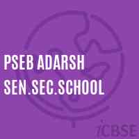 Pseb Adarsh Sen.Sec.School Logo