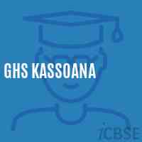 Ghs Kassoana Secondary School Logo