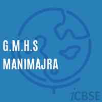G.M.H.S Manimajra Secondary School Logo