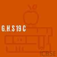 G.H.S 19 C Secondary School Logo