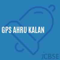 Gps Ahru Kalan Primary School Logo
