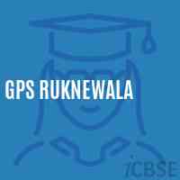 Gps Ruknewala Primary School Logo