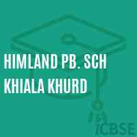 Himland Pb. Sch Khiala Khurd Primary School Logo
