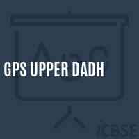 Gps Upper Dadh Primary School Logo