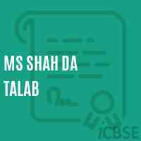 Ms Shah Da Talab Middle School Logo