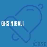 Ghs Nigali Secondary School Logo