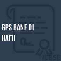 Gps Bane Di Hatti Primary School Logo