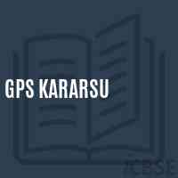 Gps Kararsu Primary School Logo