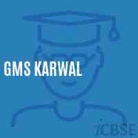 Gms Karwal Middle School Logo