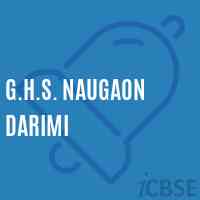 G.H.S. Naugaon Darimi Secondary School Logo