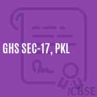 Ghs Sec-17, Pkl Secondary School Logo