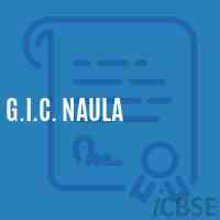 G.I.C. Naula High School Logo