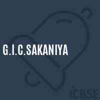 G.I.C.Sakaniya High School Logo