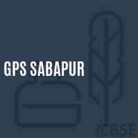 Gps Sabapur Primary School Logo