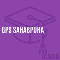Gps Sahabpura Primary School Logo