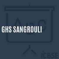 Ghs Sangrouli Secondary School Logo