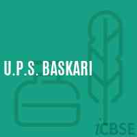 U.P.S. Baskari Middle School Logo