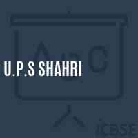U.P.S Shahri School Logo