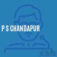 P S Chandapur Primary School Logo