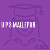U P S Mallepur Middle School Logo