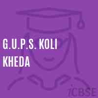 G.U.P.S. Koli Kheda Middle School Logo
