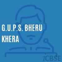 G.U.P.S. Bheru Khera Middle School Logo