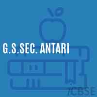 G.S.Sec. Antari High School Logo