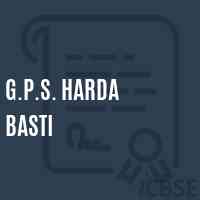 G.P.S. Harda Basti Primary School Logo