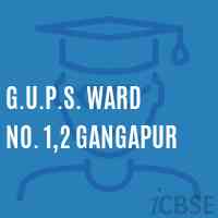 G.U.P.S. Ward No. 1,2 Gangapur Middle School Logo
