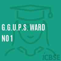 G.G.U.P.S. Ward No 1 Middle School Logo